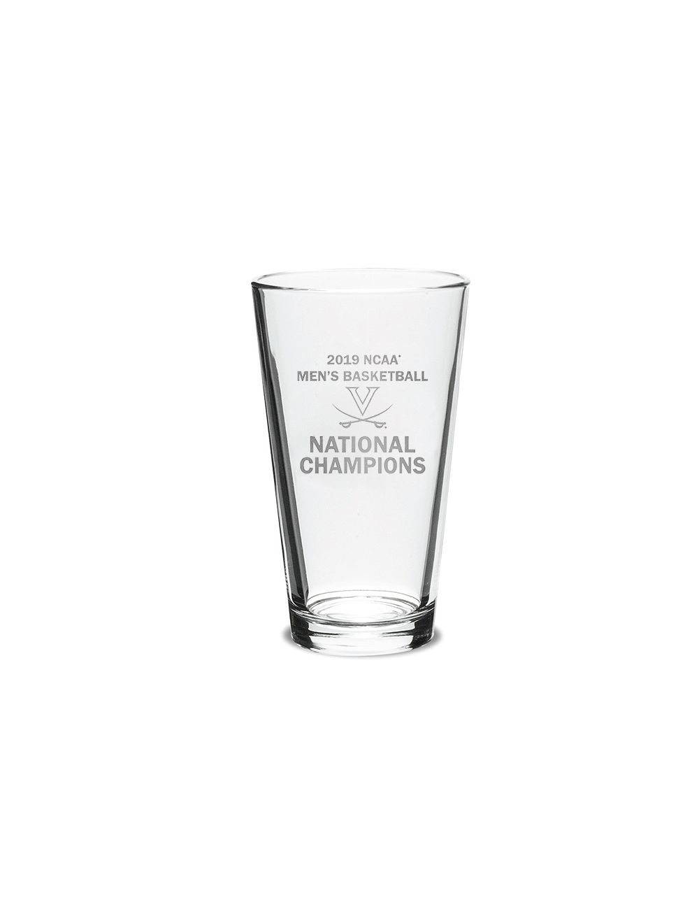 2019 National Champions Large Wine Glass - Mincer's of Charlottesville