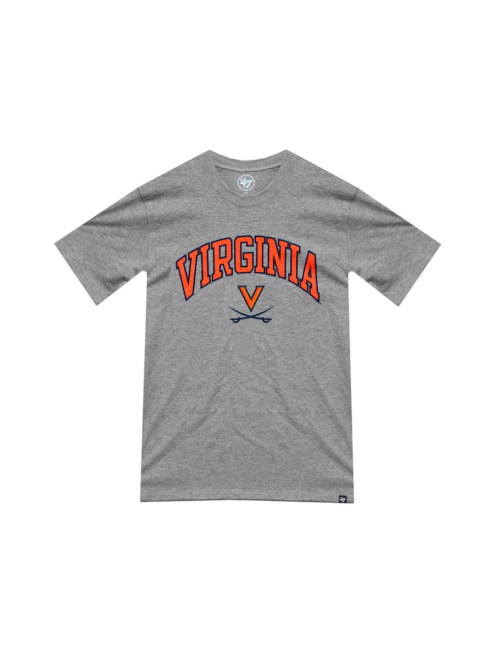 47 Brand Gray Ladies V-Neck T-Shirt with School Seal - Mincer's of  Charlottesville