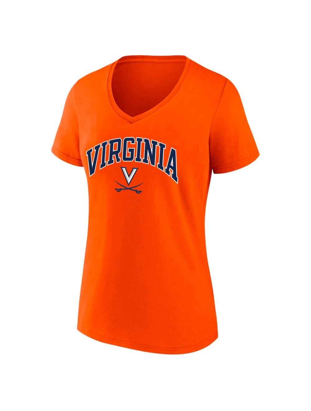 47 Brand Ladies Orange V-Neck T-Shirt