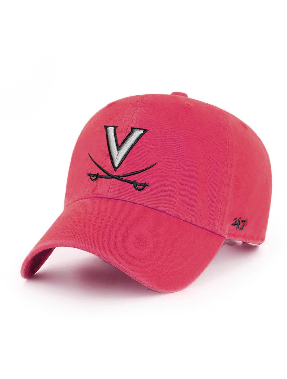 47 Brand Ladies Washed Pink V and Crossed Sabers Hat - Mincer's of