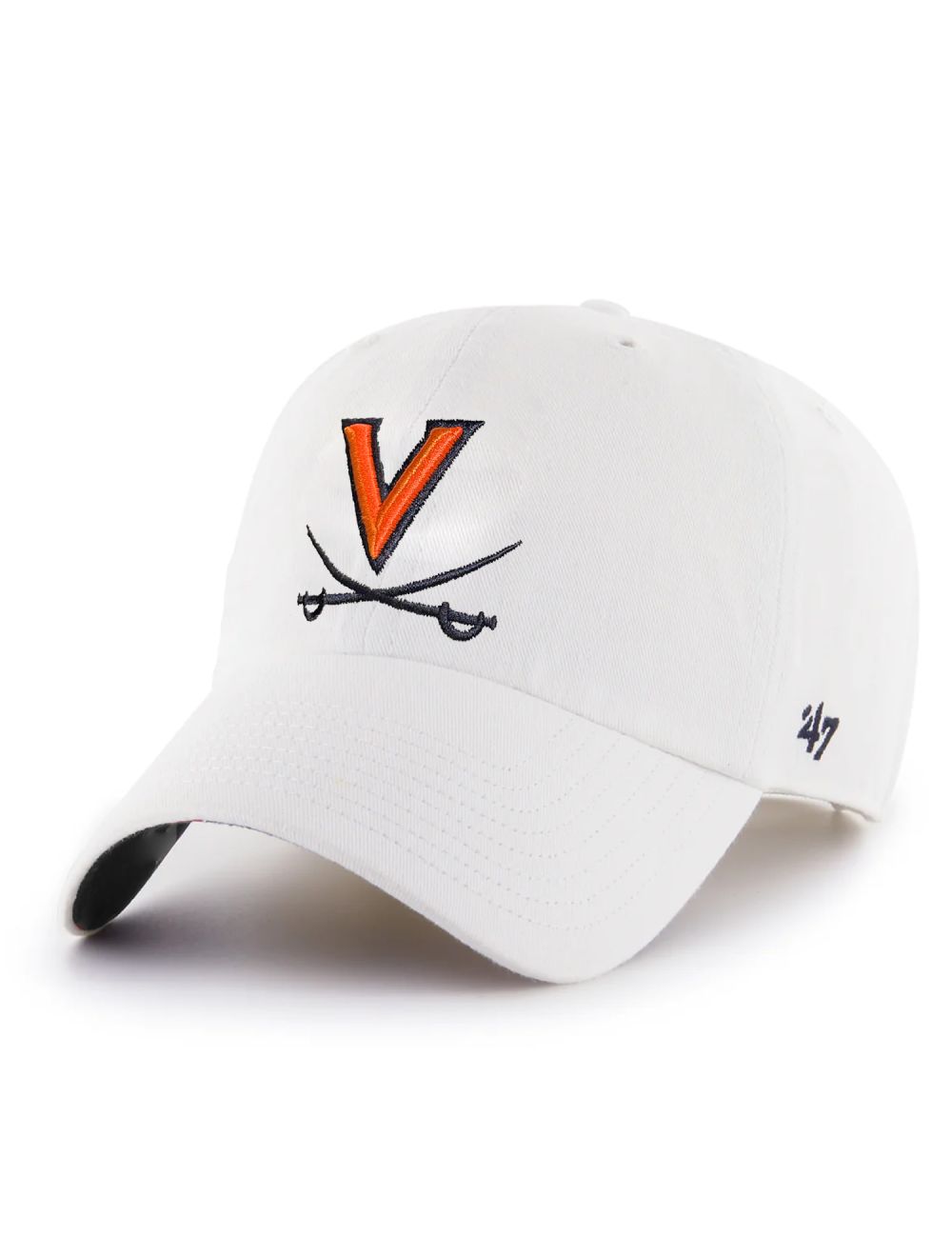47 Brand Ladies Washed White V and Crossed Sabers Hat - Mincer's of  Charlottesville