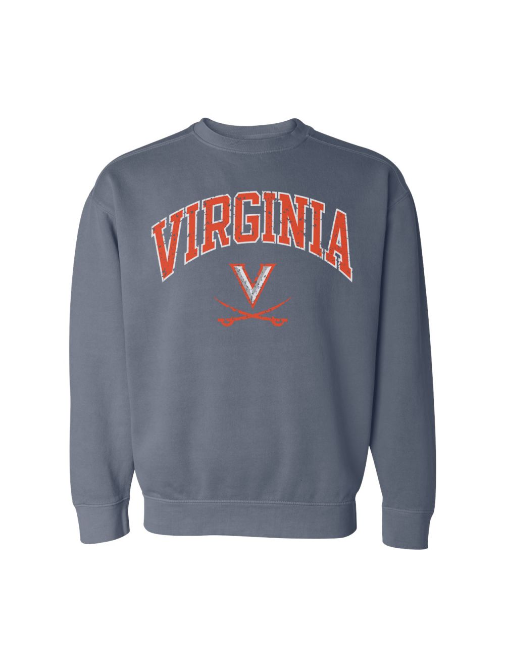 Comfort Colors Navy Garment Dyed Sweatshirt - Mincer's of Charlottesville