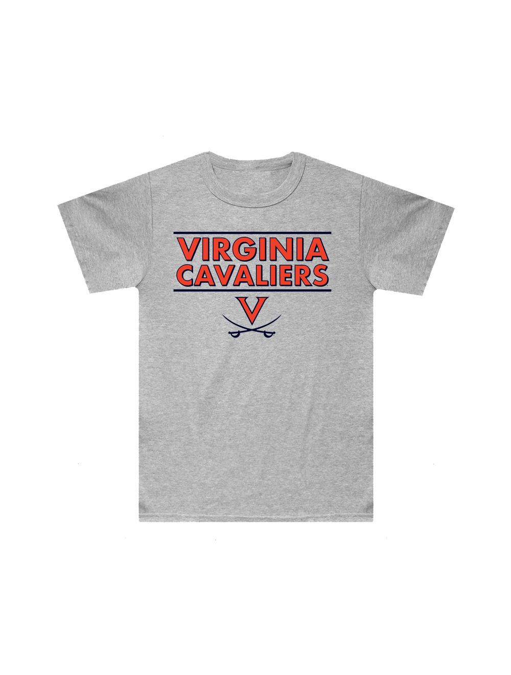 Gray Virginia Cavaliers Tee - Mincer's of Charlottesville