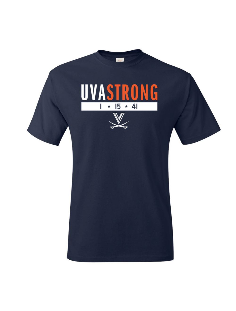 valuta Samenpersen lint Hanes Navy UVAStrong T-Shirt - Mincer's of Charlottesville