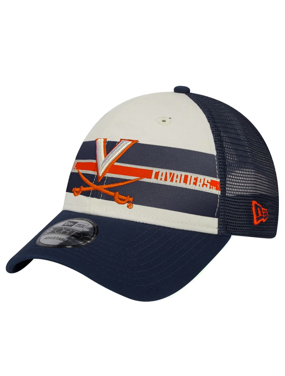 New Era 9FORTY Team Stripes Adjustable Mesh Back Hat - Mincer's of