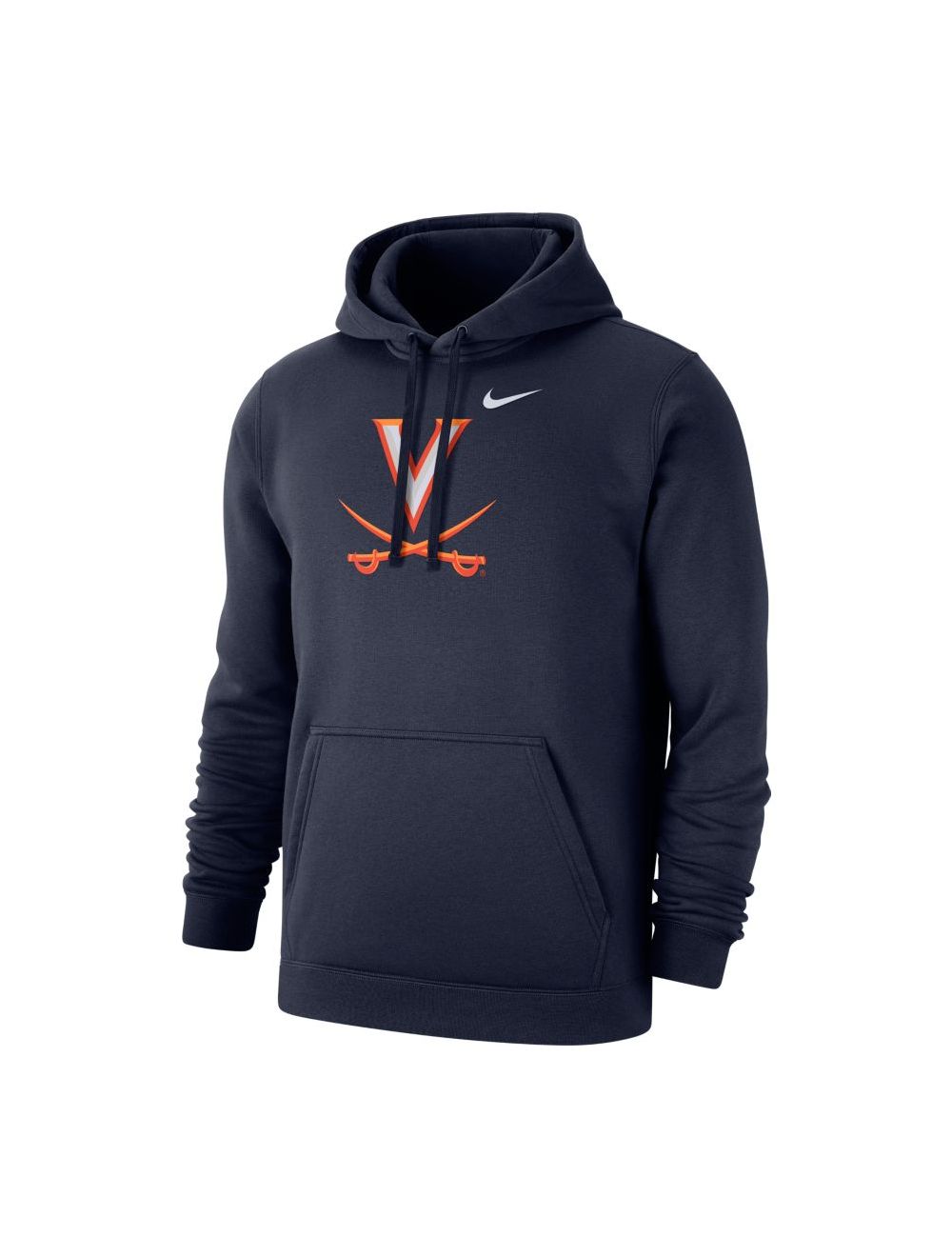 Nike Navy Hooded Sweatshirt with V and Crossed Sabers - Mincer's of ...