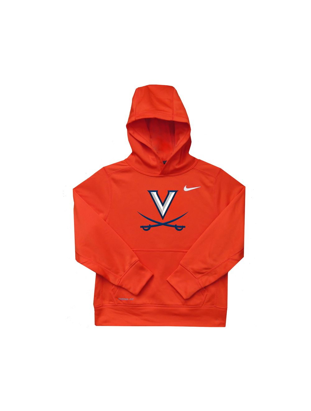 Nike Orange Youth ThermaFit Hood with New V and Crossed Sabers - Mincer ...