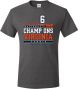 2023 Tennis National Champions Charcoal T-Shirt