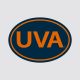 Navy Oval UVA Outside Decal