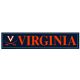 Navy V and Crossed Sabers VIRGINIA Decal