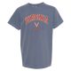 Navy Weathered Arch Over V and Crossed Sabers Tee