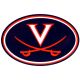Oval Car Magnet with V and Crossed Sabers