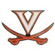 V and Crossed Sabers Grand Lapel Pin