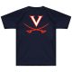 Youth Navy V and Crossed Sabers Tee