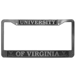 Antique Pewter License Plate Frame - Mincer's of Charlottesville